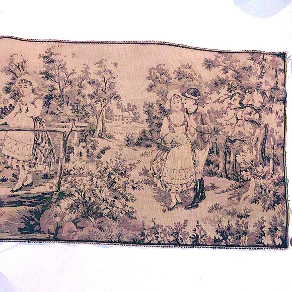 Vintage 'Courtship' Tapestry